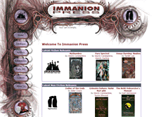 Tablet Screenshot of immanion-press.com